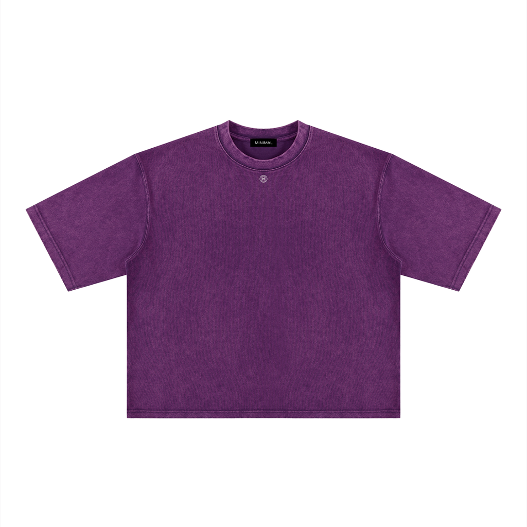Unisex Heavyweight Mineral Wash Boxy T-Shirt
