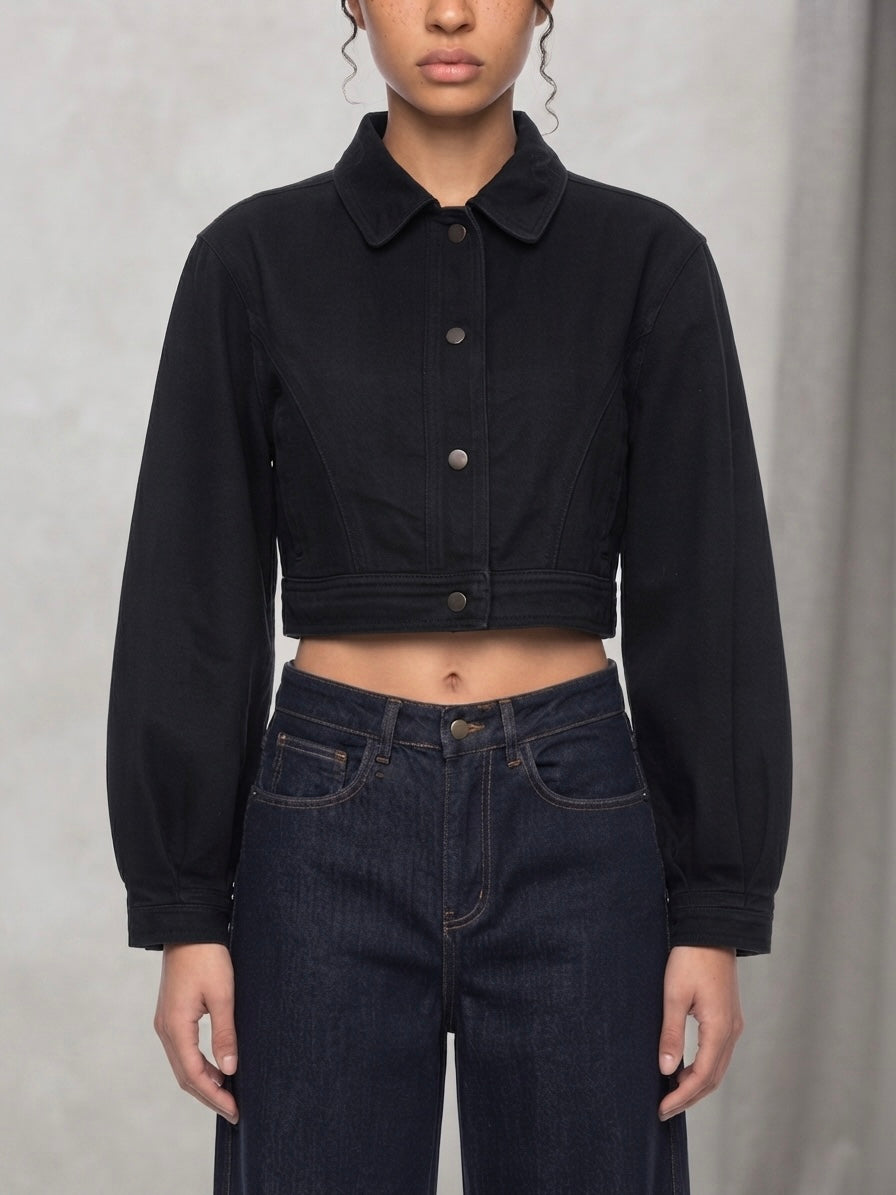 Women’s Crop Denim Jacket