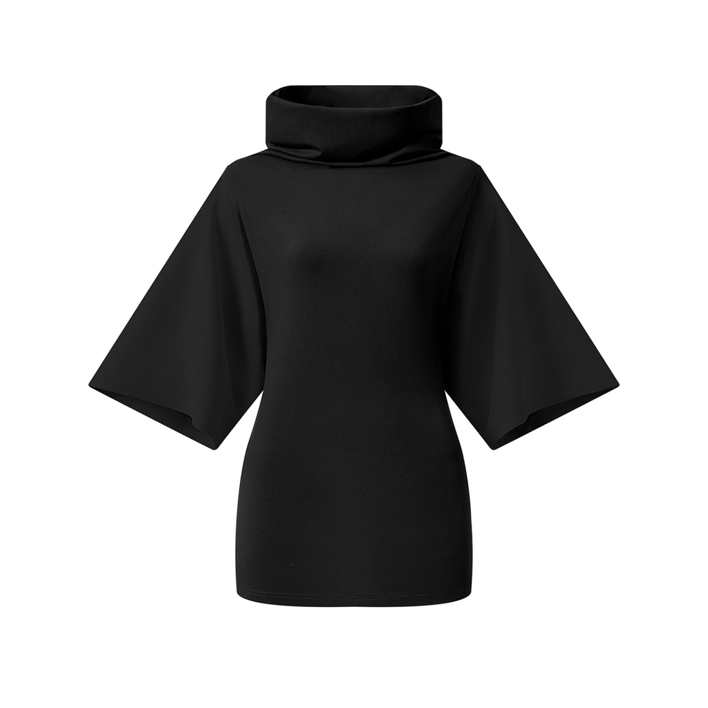 Women’s Turtleneck Batwing T-Shirt