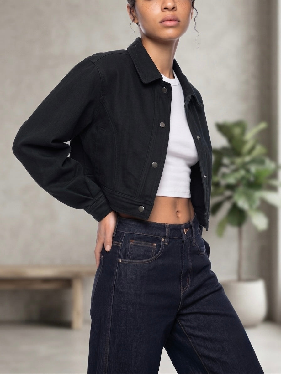 Women’s Crop Denim Jacket