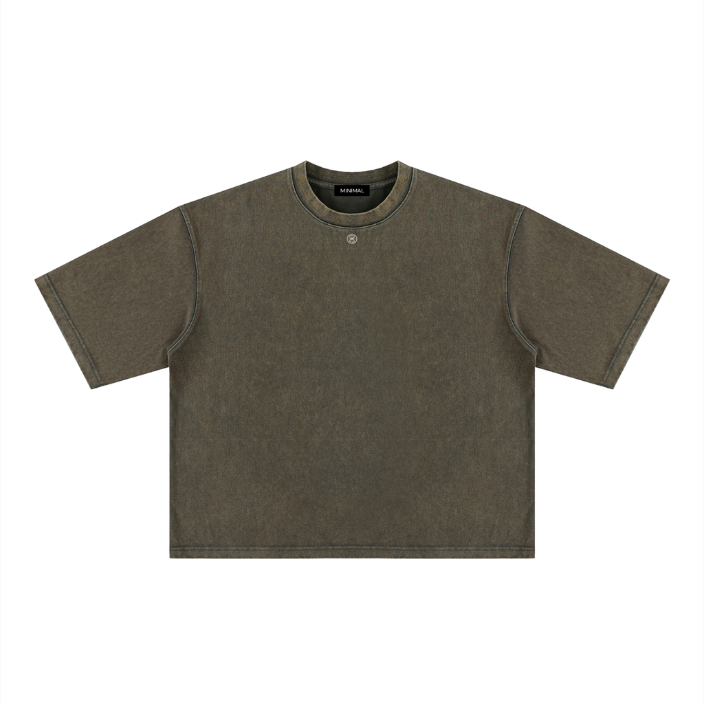 Unisex Heavyweight Mineral Wash Boxy T-Shirt
