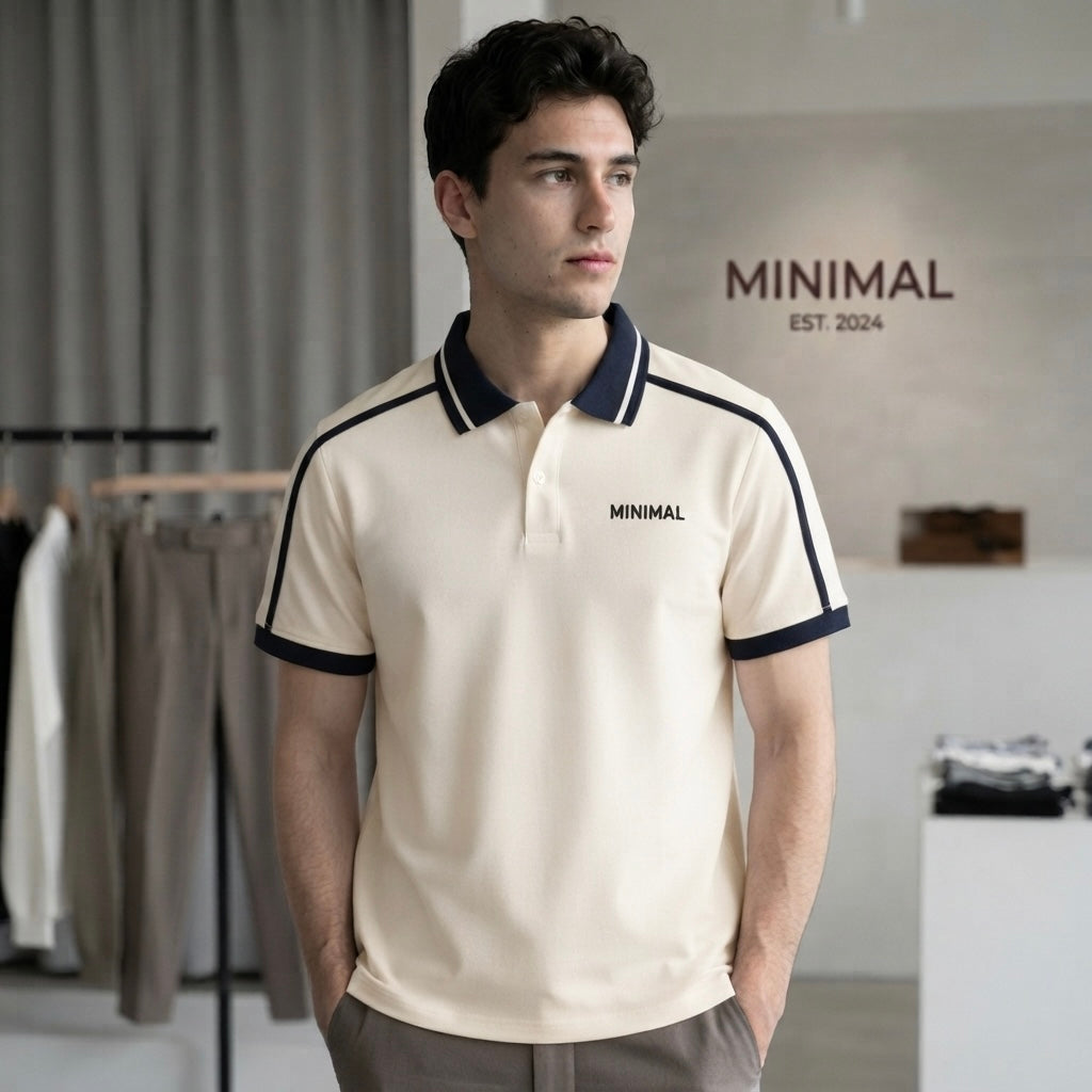 Signature Polo Shirt - Apricot