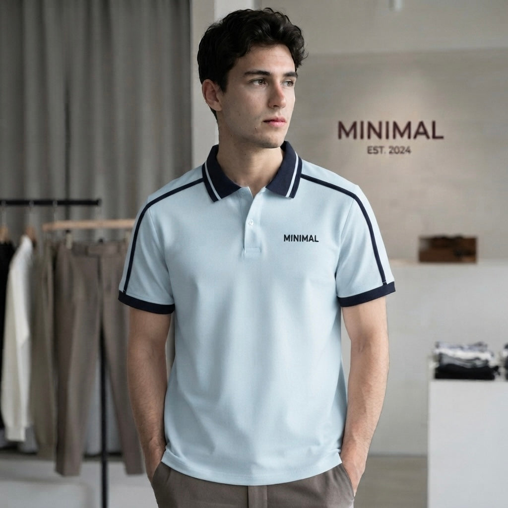 Signature Polo Shirt - Blue