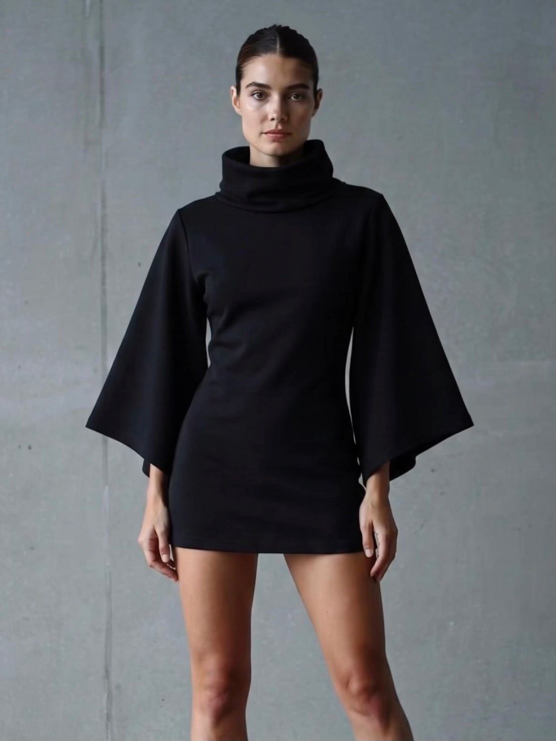 Women’s Turtleneck Batwing T-Shirt