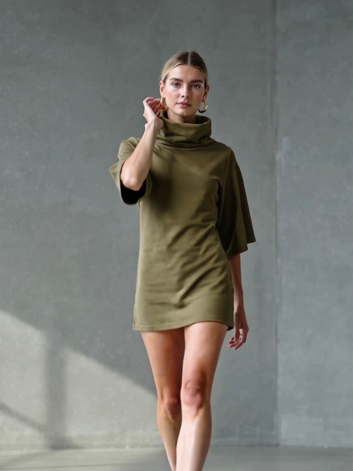 Women’s Turtleneck Batwing T-Shirt