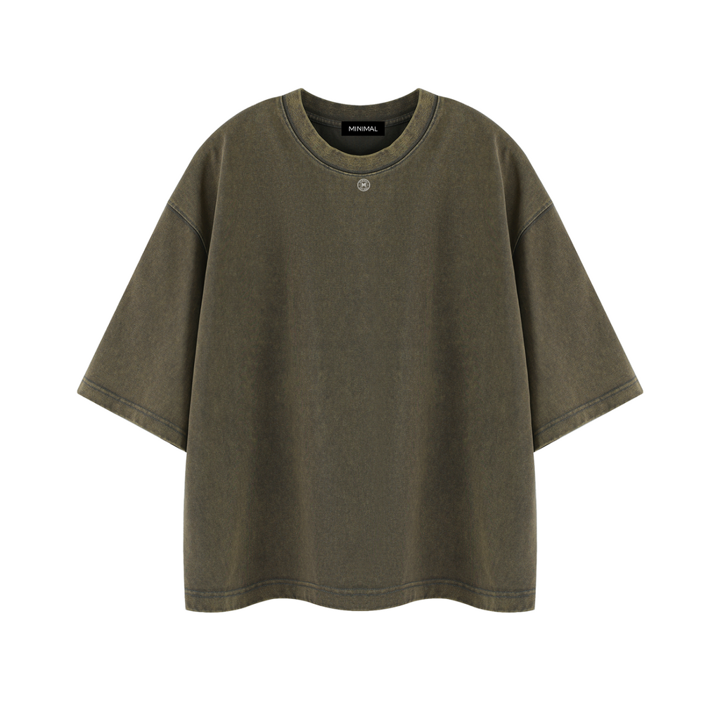 Unisex Heavyweight Mineral Wash Boxy T-Shirt